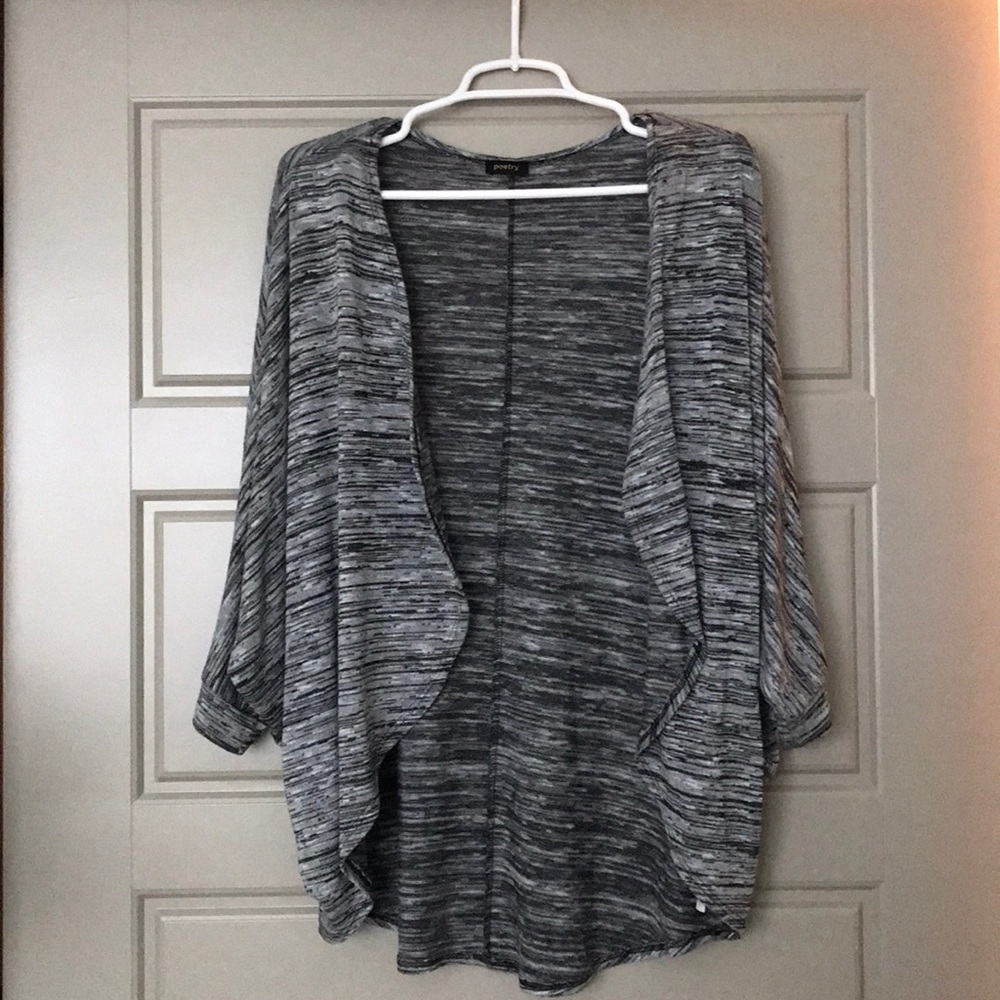 Cocoon wrap cardigan